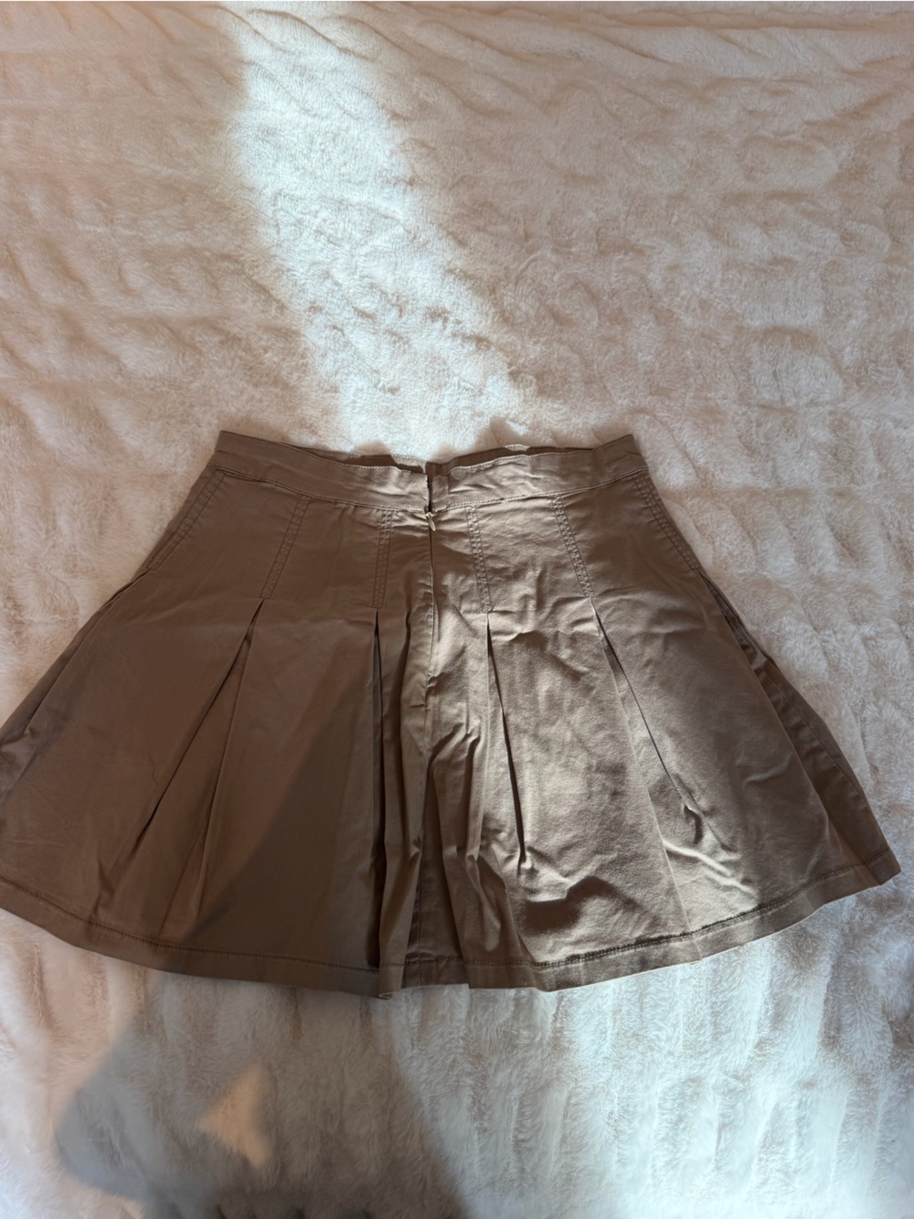 Structured Strapless Corset Top in Brown - Picture 3 of 3